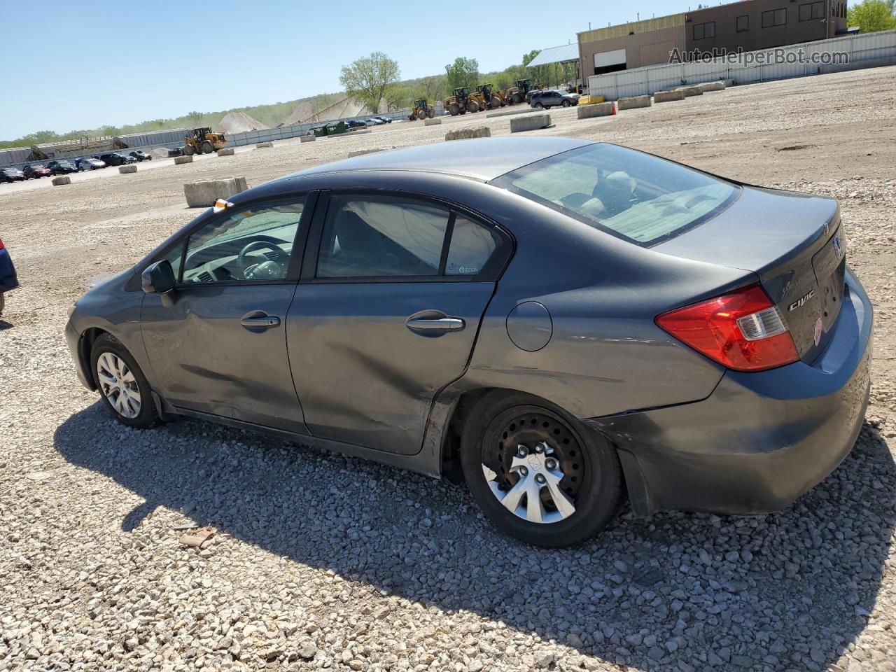 2012 Honda Civic Lx Silver vin: 2HGFB2F51CH571937