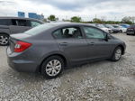 2012 Honda Civic Lx Gray vin: 2HGFB2F51CH586468