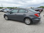 2012 Honda Civic Lx Gray vin: 2HGFB2F51CH586468