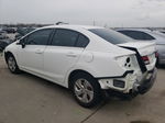 2013 Honda Civic Lx Белый vin: 2HGFB2F51DH552421