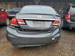 2013 Honda Civic Lx Gray vin: 2HGFB2F51DH586617