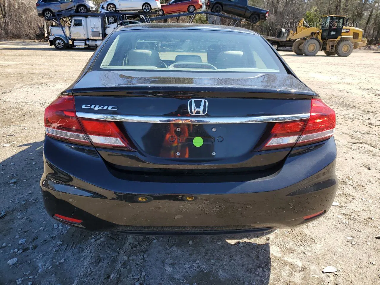 2013 Honda Civic Lx Черный vin: 2HGFB2F51DH594958