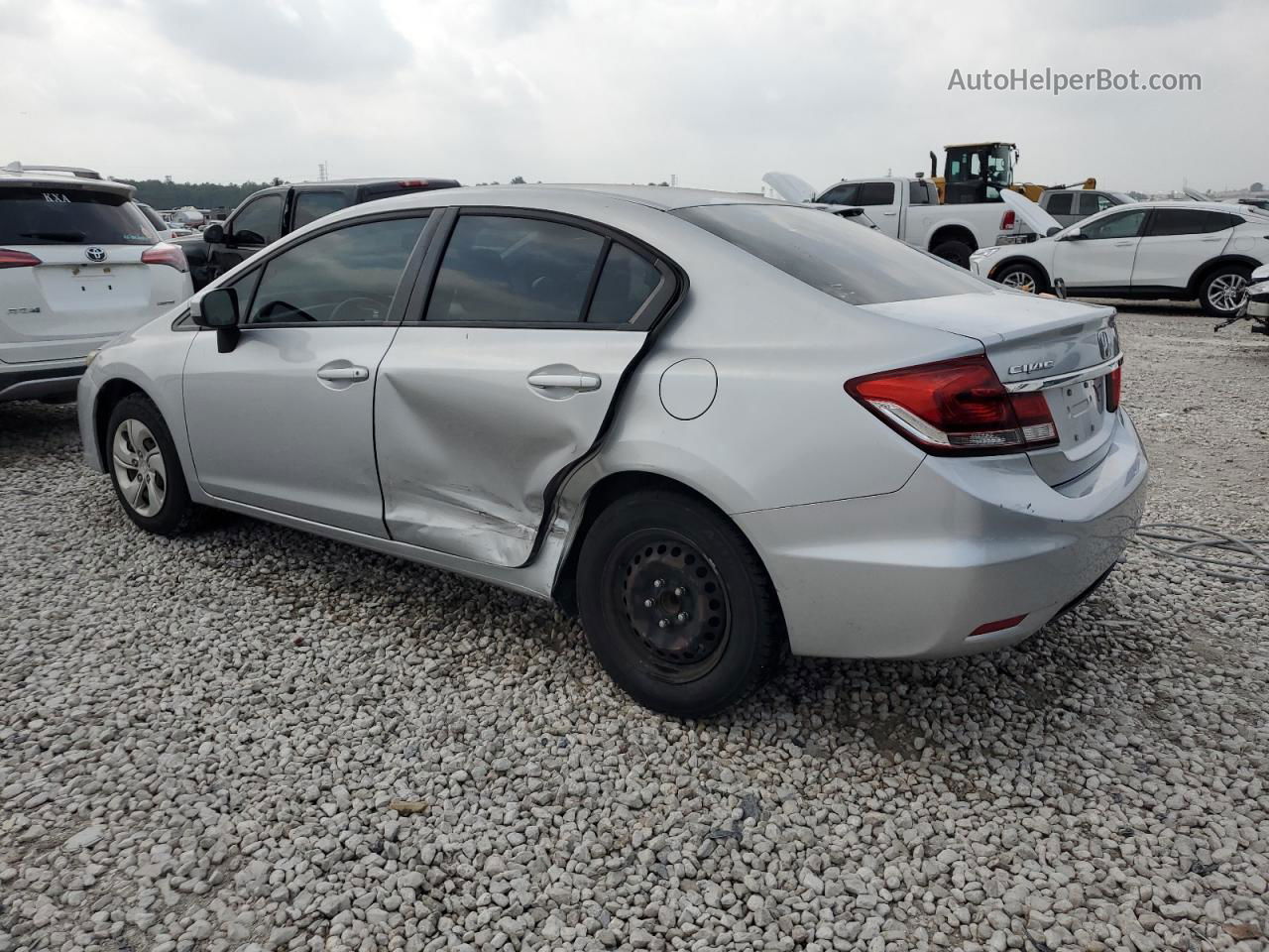 2014 Honda Civic Lx Silver vin: 2HGFB2F51EH501079