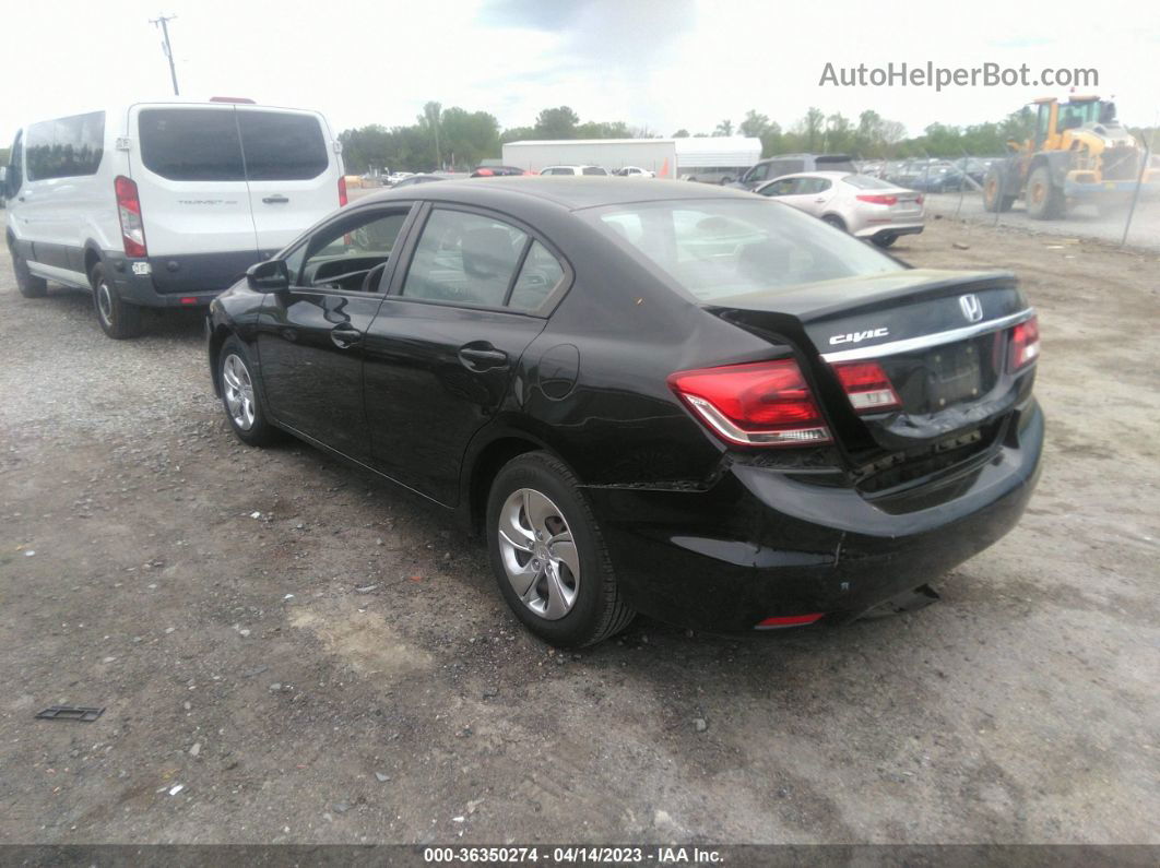 2014 Honda Civic Sedan Lx Black vin: 2HGFB2F51EH505536