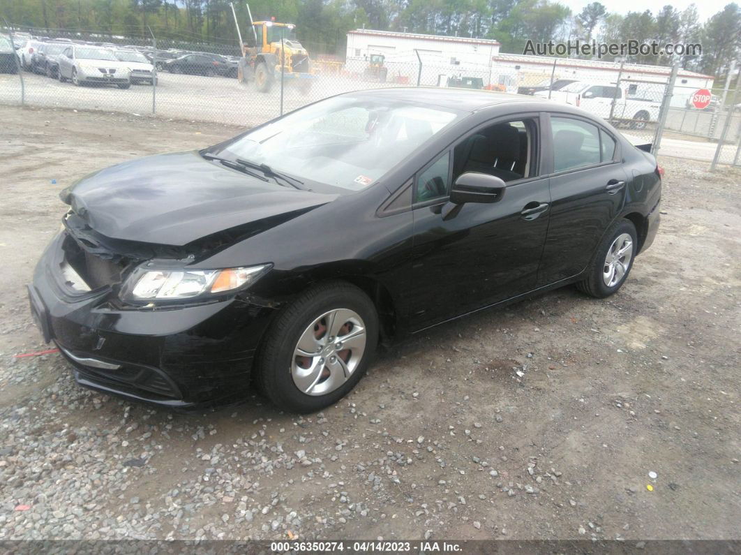 2014 Honda Civic Sedan Lx Black vin: 2HGFB2F51EH505536