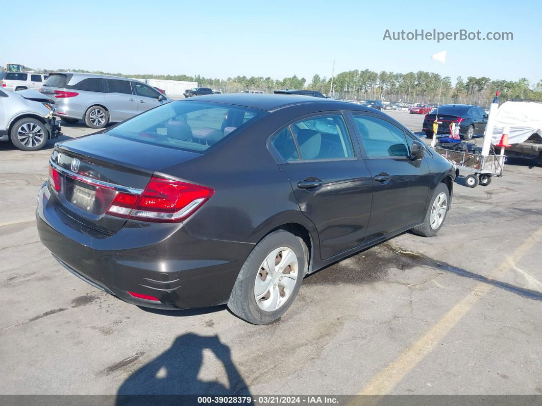 2014 Honda Civic Lx Black vin: 2HGFB2F51EH507643