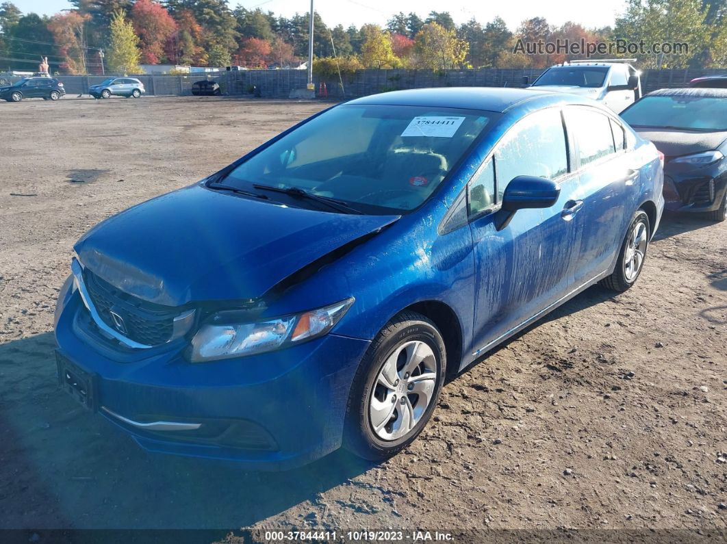 2014 Honda Civic Sedan Lx Blue vin: 2HGFB2F51EH519677