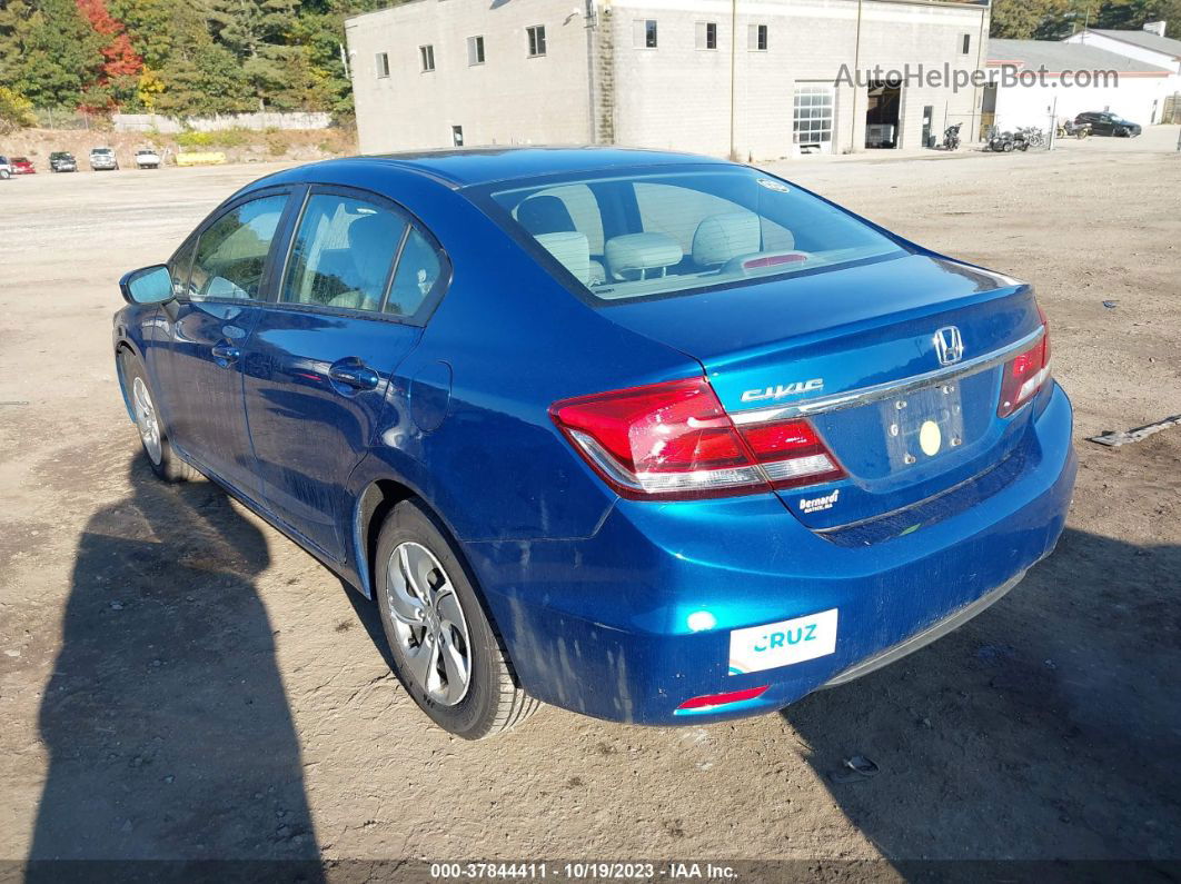 2014 Honda Civic Sedan Lx Blue vin: 2HGFB2F51EH519677