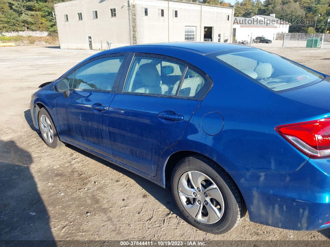 2014 Honda Civic Sedan Lx Blue vin: 2HGFB2F51EH519677