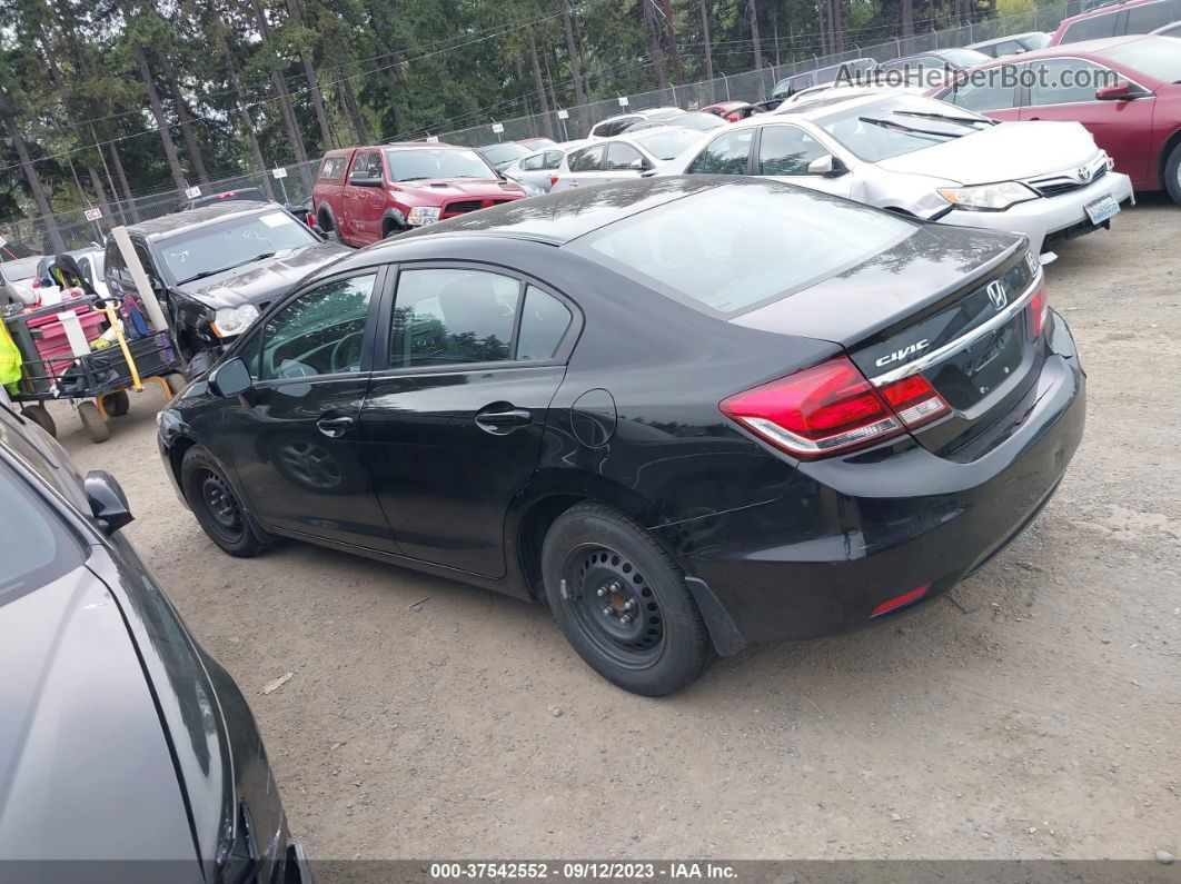 2015 Honda Civic Sedan Lx Black vin: 2HGFB2F51FH519552