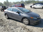 2012 Honda Civic Lx Gray vin: 2HGFB2F52CH318934