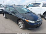 2012 Honda Civic Lx Black vin: 2HGFB2F52CH327990