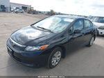 2012 Honda Civic Lx Black vin: 2HGFB2F52CH327990