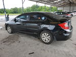 2012 Honda Civic Lx Black vin: 2HGFB2F52CH500276