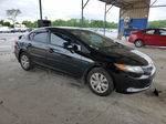 2012 Honda Civic Lx Black vin: 2HGFB2F52CH500276