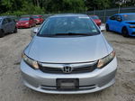 2012 Honda Civic Lx Silver vin: 2HGFB2F52CH574622