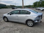 2012 Honda Civic Lx Silver vin: 2HGFB2F52CH574622