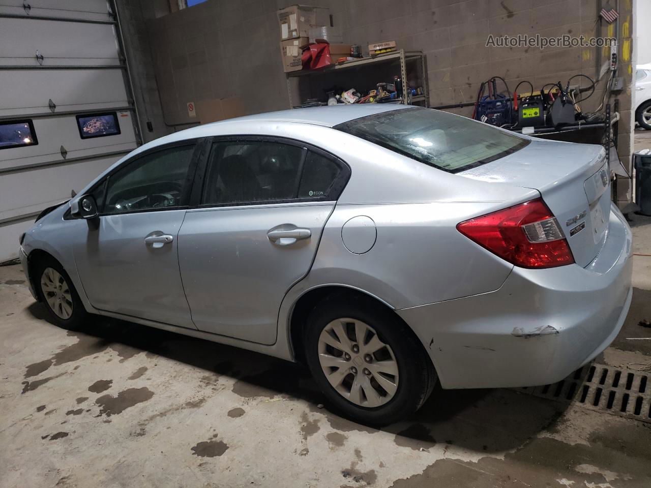 2012 Honda Civic Lx Синий vin: 2HGFB2F52CH597558