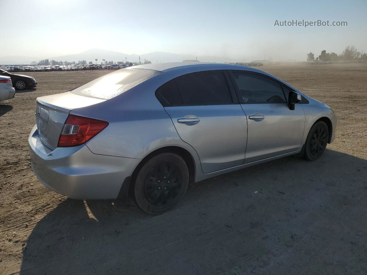 2012 Honda Civic Lx Silver vin: 2HGFB2F52CH599312