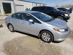 2012 Honda Civic Lx Silver vin: 2HGFB2F52CH606369