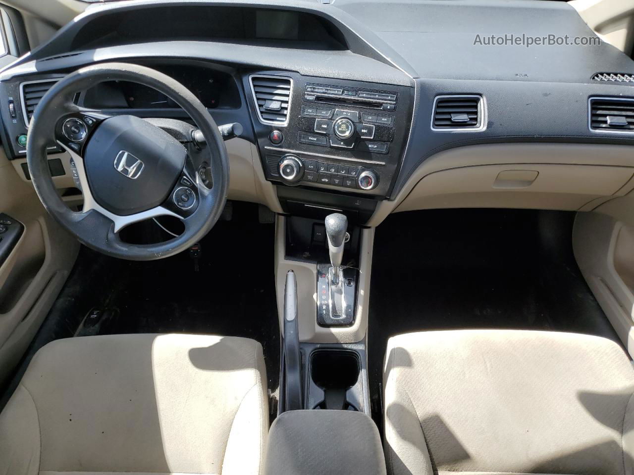 2013 Honda Civic Lx Белый vin: 2HGFB2F52DH541850