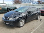 2013 Honda Civic Lx Black vin: 2HGFB2F52DH556753