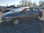 2013 Honda Civic Lx Gray vin: 2HGFB2F52DH573567