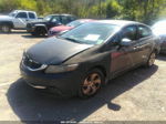 2013 Honda Civic Lx Gray vin: 2HGFB2F52DH599442