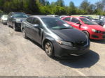 2013 Honda Civic Lx Gray vin: 2HGFB2F52DH599442