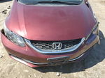 2014 Honda Civic Lx Burgundy vin: 2HGFB2F52EH508316