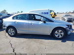 2015 Honda Civic Lx Silver vin: 2HGFB2F52FH551085