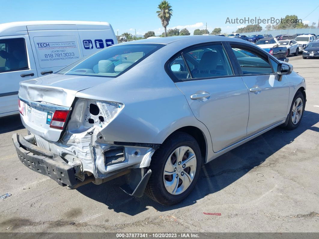 2015 Honda Civic Lx Silver vin: 2HGFB2F52FH551085