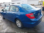 2012 Honda Civic Lx Синий vin: 2HGFB2F53CH533156