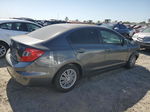 2012 Honda Civic Lx Gray vin: 2HGFB2F53CH563564