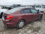 2012 Honda Civic Lx Бордовый vin: 2HGFB2F53CH606882