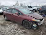 2012 Honda Civic Lx Бордовый vin: 2HGFB2F53CH606882