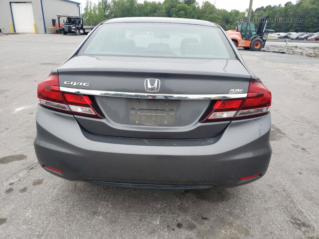 2013 Honda Civic Lx Gray vin: 2HGFB2F53DH562464