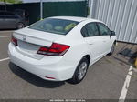 2013 Honda Civic Lx White vin: 2HGFB2F53DH578096