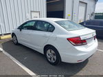 2013 Honda Civic Lx White vin: 2HGFB2F53DH578096