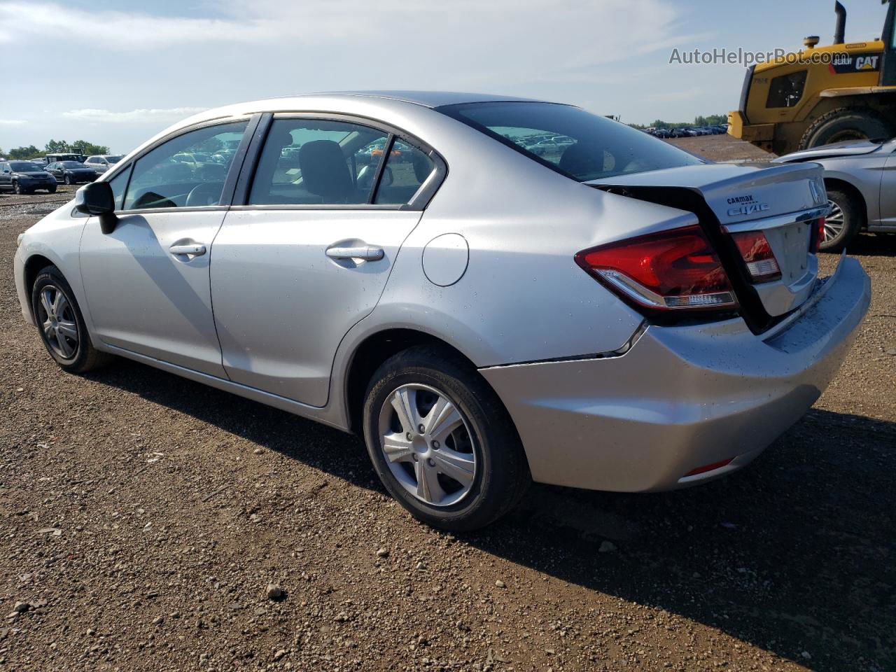 2013 Honda Civic Lx Silver vin: 2HGFB2F53DH591799