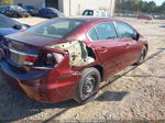 2014 Honda Civic Sedan Lx Burgundy vin: 2HGFB2F53EH516263