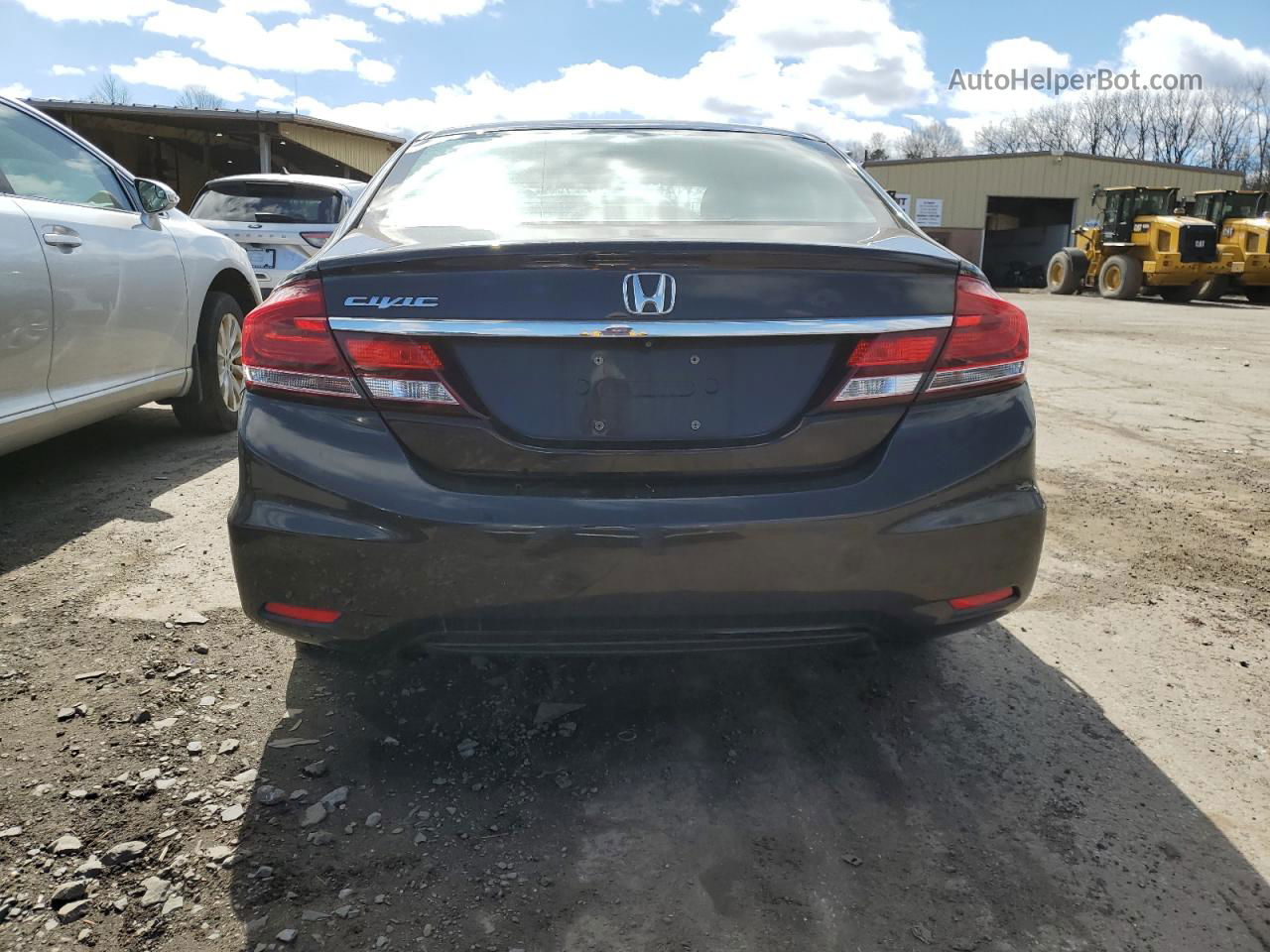 2014 Honda Civic Lx Brown vin: 2HGFB2F53EH517896