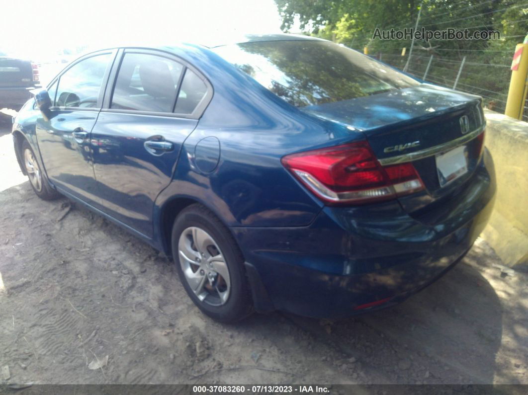 2014 Honda Civic Sedan Lx Blue vin: 2HGFB2F53EH521057