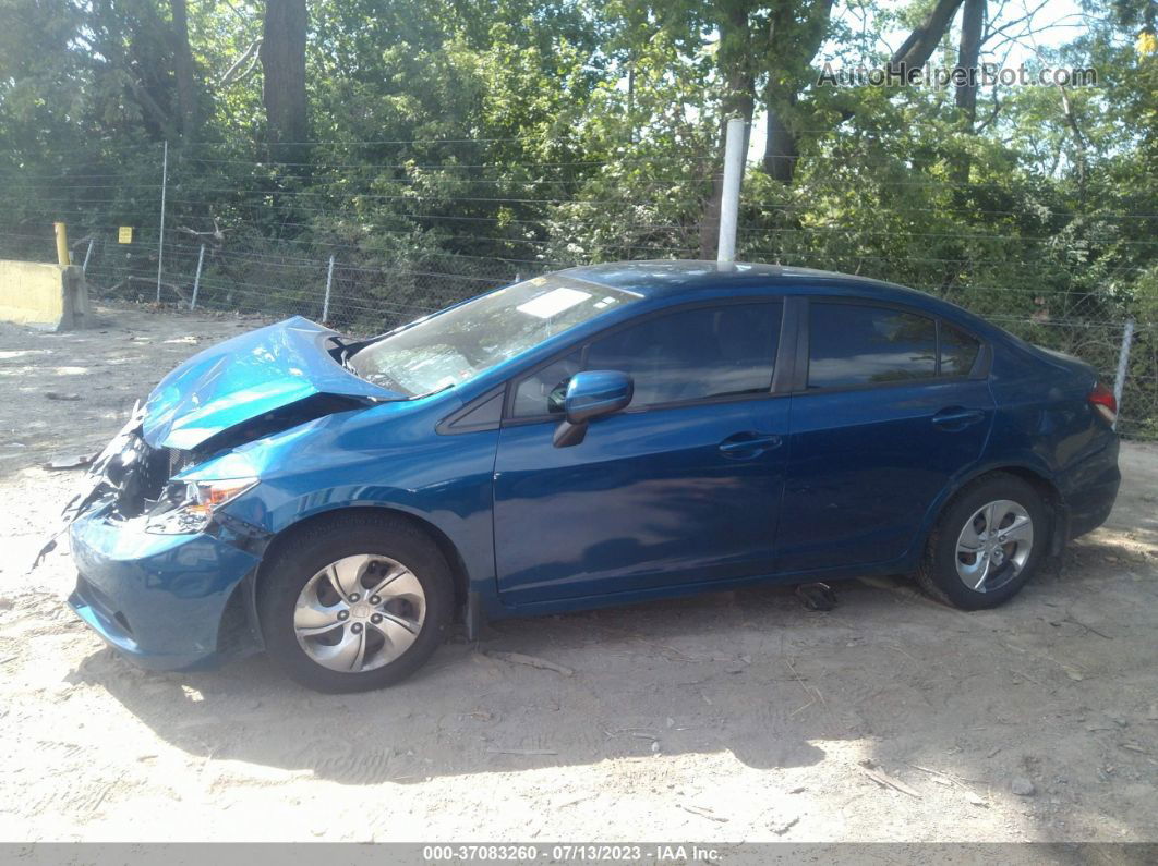 2014 Honda Civic Sedan Lx Blue vin: 2HGFB2F53EH521057