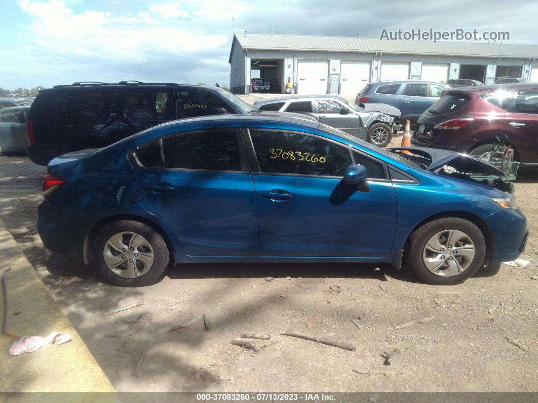 2014 Honda Civic Sedan Lx Blue vin: 2HGFB2F53EH521057