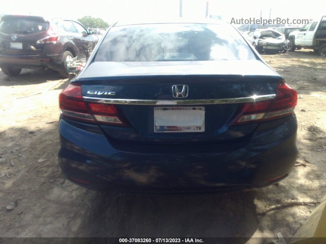 2014 Honda Civic Sedan Lx Blue vin: 2HGFB2F53EH521057