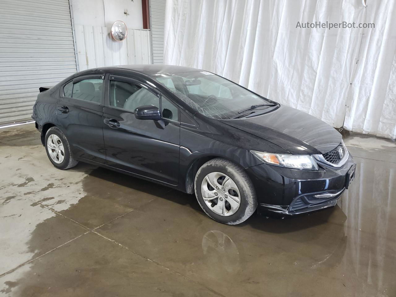 2014 Honda Civic Lx Black vin: 2HGFB2F53EH522113