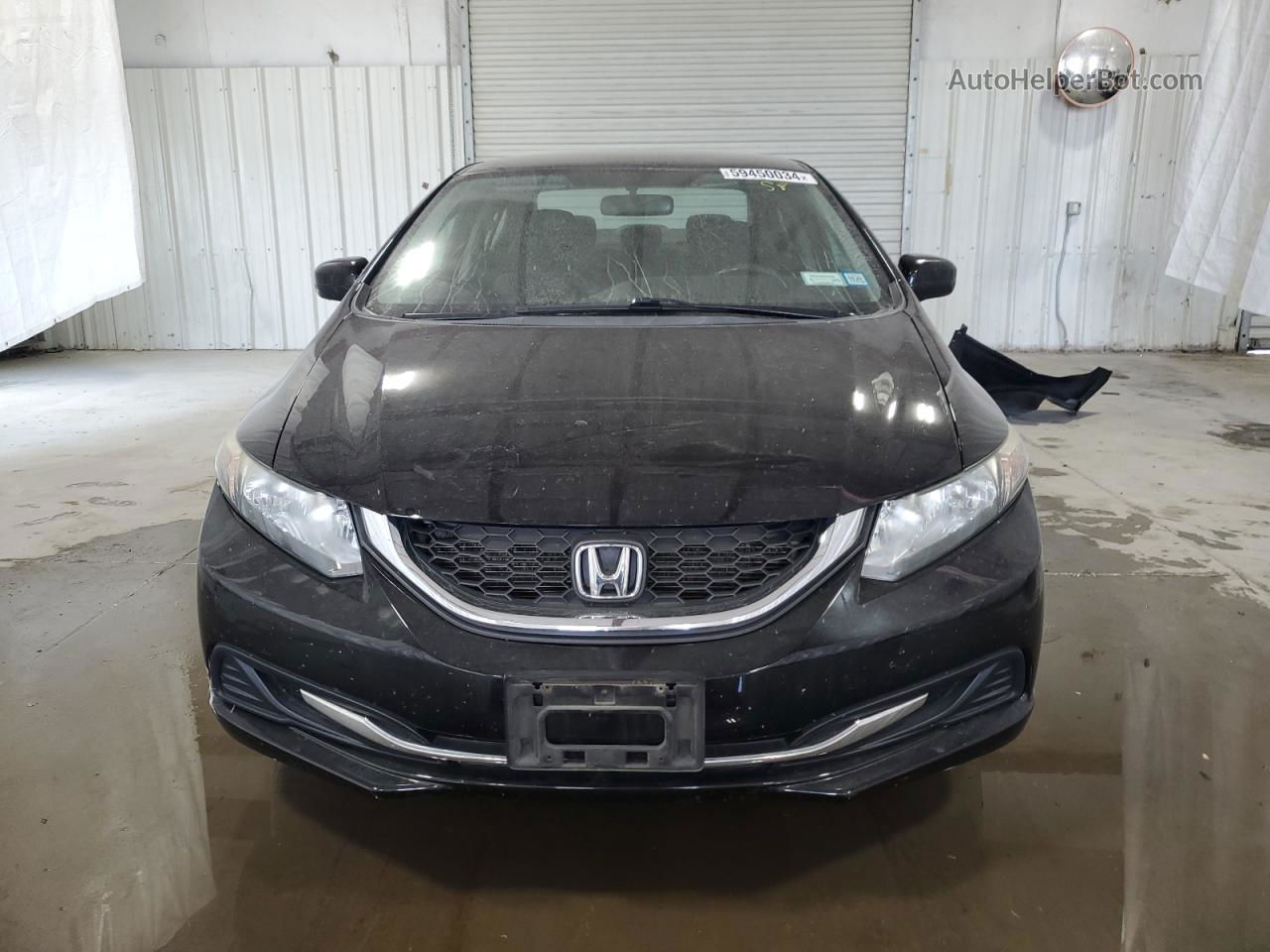 2014 Honda Civic Lx Black vin: 2HGFB2F53EH522113