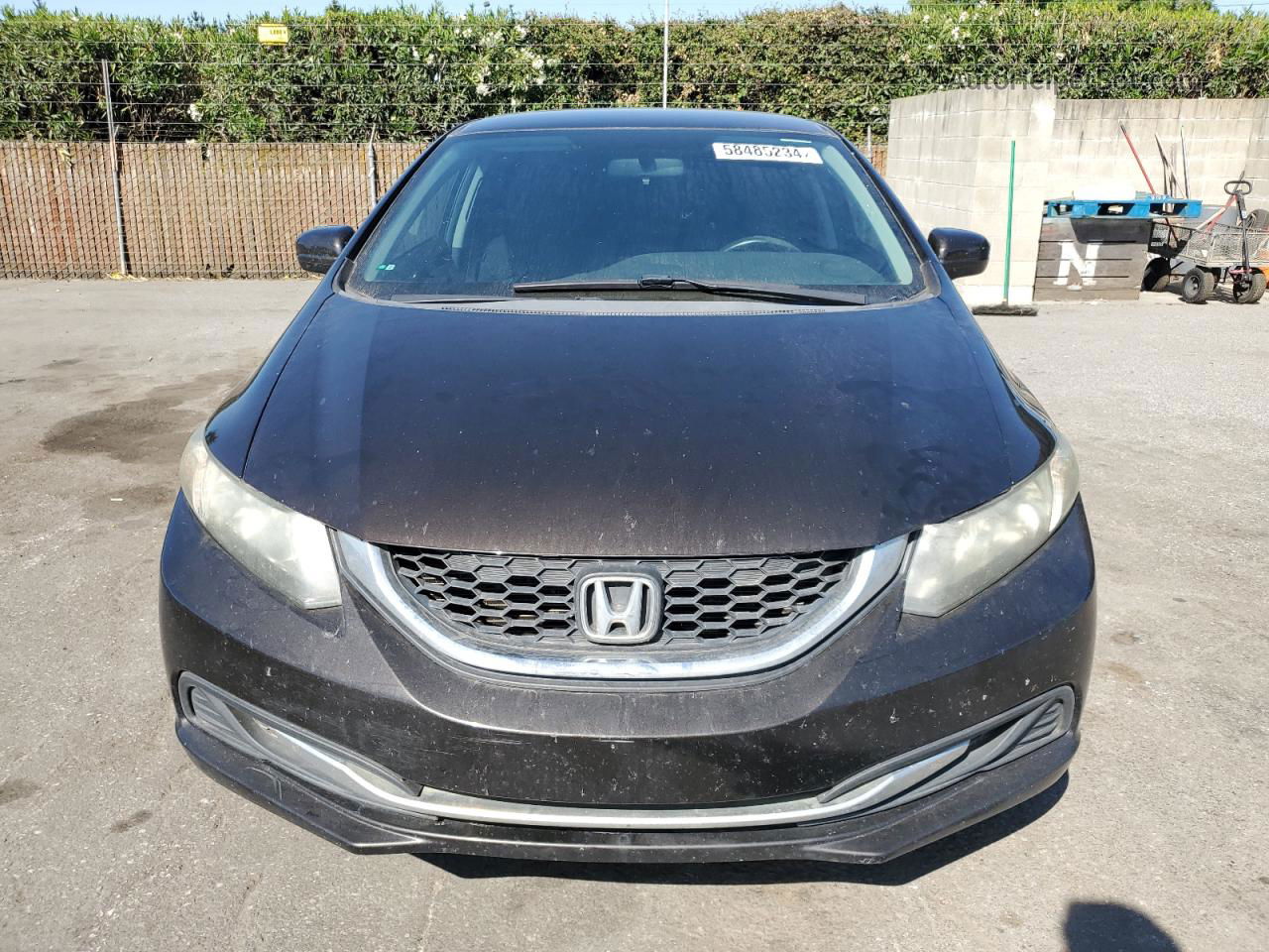 2014 Honda Civic Lx Black vin: 2HGFB2F53EH548002