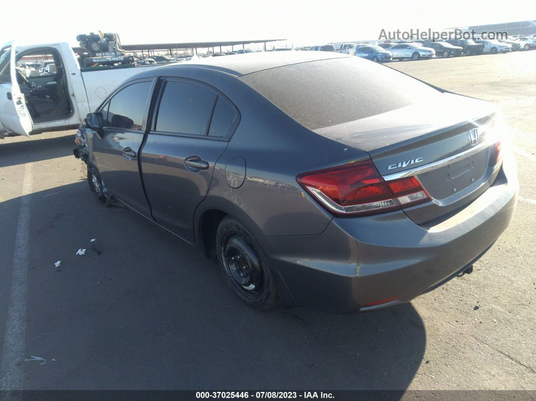 2015 Honda Civic Lx Gray vin: 2HGFB2F53FH510755